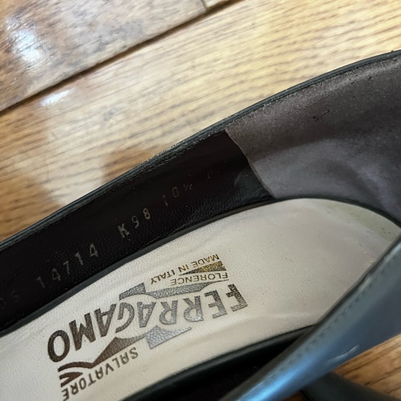 Ferragamo leather braid Heels (10.5) - Picture 6 of 6